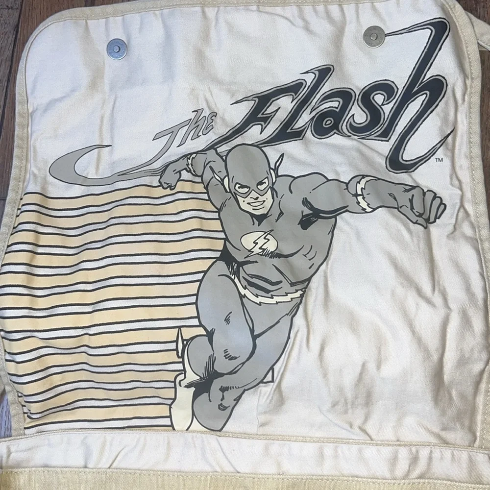 DC comics Athea Flash Yellow Canvas Messenger Bag